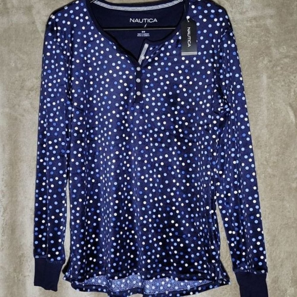 💥Brand New!💥 Nautica Women's Long-sleeve Pajama Top - SIZE M